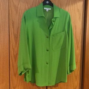 Gruppo Americano Green Shirt Jacket Sz M